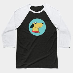 Dog Face Baseball T-Shirt